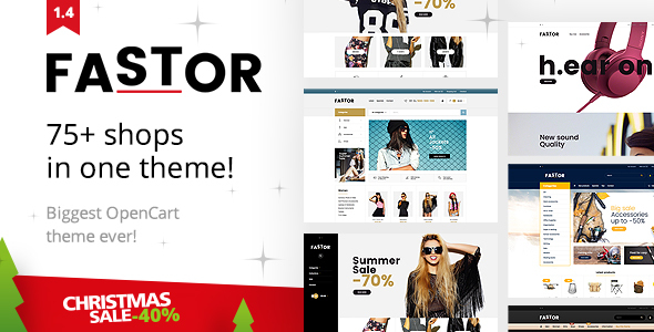 Fastor v1.4.1 - Multipurpose Responsive Opencart Theme