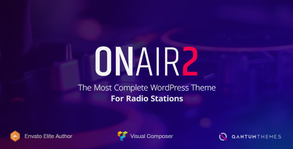 Onair2- Radio Station WordPress Theme