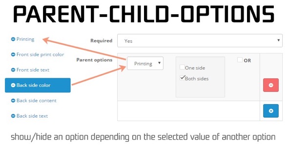 Parent child Options 1