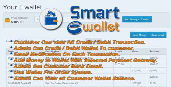 Smart E Wallet - Opencart 2.x Extension 1 Smart E Wallet 1
