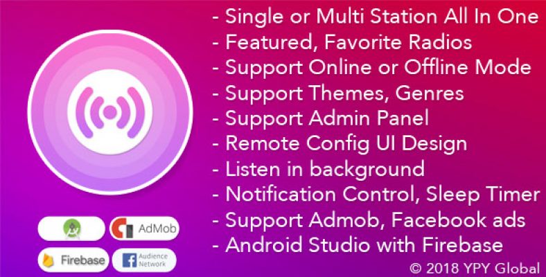 XRadio Best Radio Template For Android
