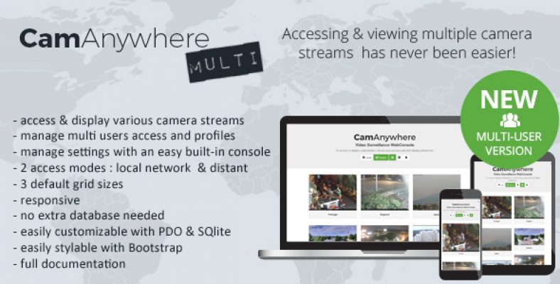 CamAnywhere Multi-user Video Camera Surveillance WebConsole 1 CamAnywhere Multi user Video Camera Surveillance WebConsole