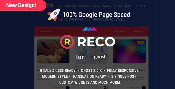 Reco v4.4 A recopilatory theme for Ghost 1 Reco A recopilatory theme for Ghost