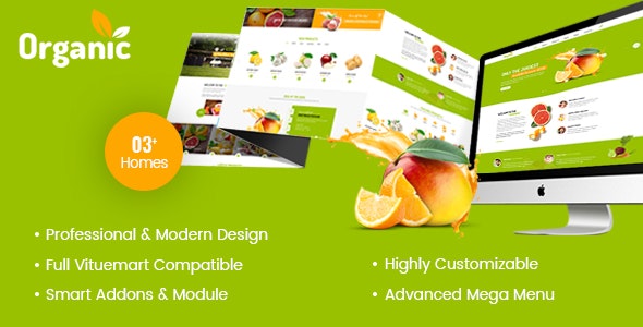 AmyOrganic - Organic and Healthy Theme for Joomla 1 AmyOrganic Organic and Healthy Theme for Joomla