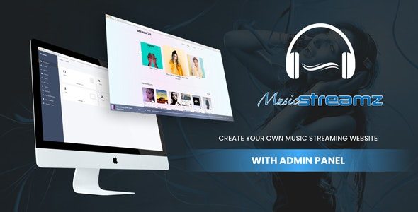 Streamz A Music Streaming Website With Admin Panel CodeGood