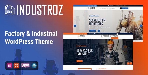 Industroz Factory Industrial WordPress Theme