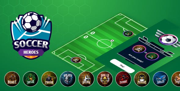Soccer Heroes HTML5 Game Construct 3