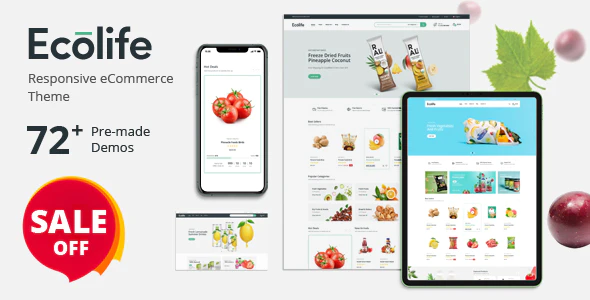 Ecolife - Organic, Food, Cosmetic & Multipurpose Prestashop Theme 1.1.8 1 Ecolife Organic Food Cosmetic Multipurpose Prestashop Theme