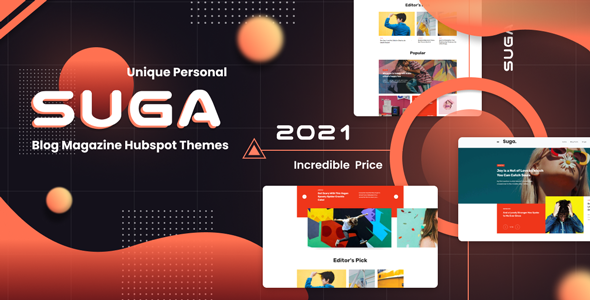 Suga - Blog and Magazine Hubspot Theme 1 Suga Blog and Magazine Hubspot Theme