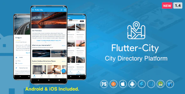 Flutter City Directory City Tour Guide Business Directory Travel Guide Booking 1.4