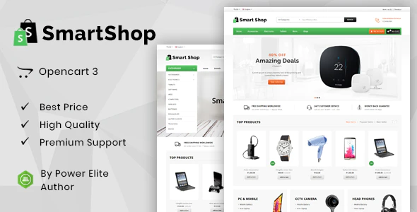 Smart Shop - Multipurpose OpenCart 3 & 2 Theme 1 Smart Shop Multipurpose OpenCart 3 2 Theme