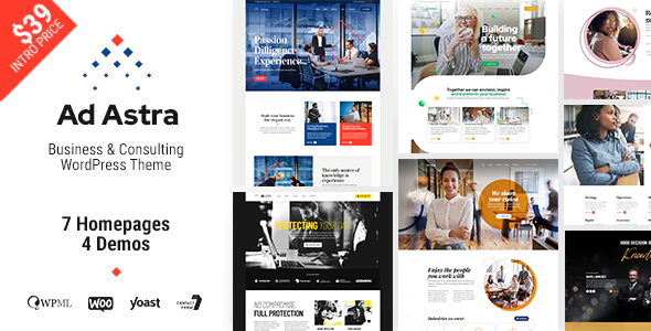 Ad Astra Business Consulting WordPress Theme