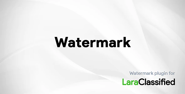 Watermark Plugin for LaraClassifier