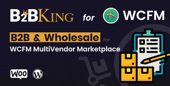 B2BKing: B2B and Wholesale for WCFM MultiVendor Marketplace (Add-on) 1 B2BKing B2B and Wholesale for WCFM MultiVendor Marketplace Add on