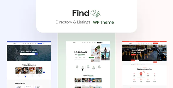 Findup Directory Listing WordPress Theme
