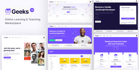 Geeks - Online Learning Marketplace WordPress Theme 1.0.3 1 Geeks Online Learning Marketplace WordPress Theme