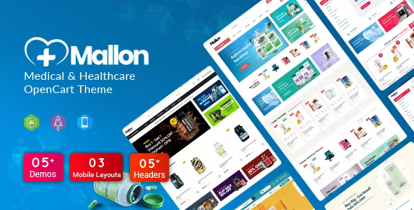 MallOn Super Fast Medical Healthcare Stores OpenCart Theme 1 1