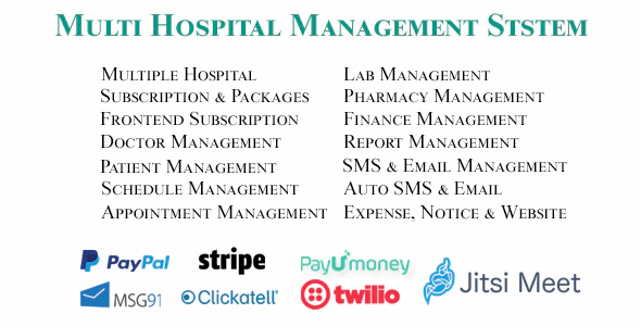 Multi Hospital - Hospital SaaS App + Mobile Applications 1 Multi Hospital Hospital SaaS App Mobile Applications