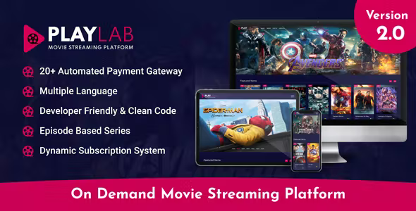 PlayLab On Demand Movie Streaming Platform 1 1