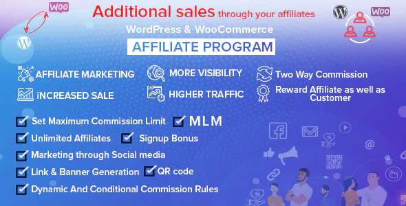 WordPress & WooCommerce Affiliate Program 5.1.1 1 WordPress WooCommerce Affiliate Program
