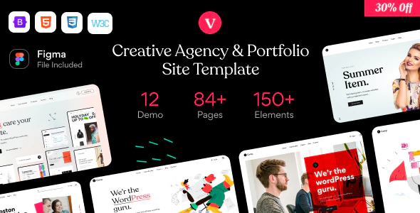vCamp Creative Agency Portfolio HTML5 Template