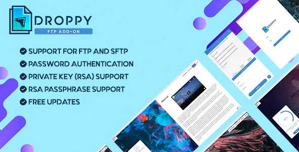 FTP Droppy online file transfer and sharing
