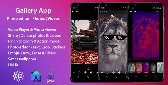 Gallery App - Photo editor - Photos - Videos 1 Gallery App Photo editor Photos Videos