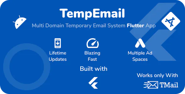 Temp Email - Flutter App for TMail - Multi Domain Temporary Email System 5 Temp Email Flutter App for TMail Multi Domain Temporary Email System