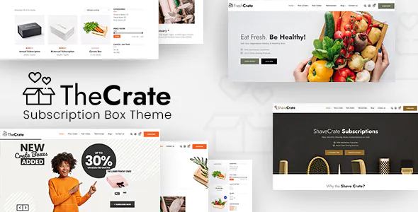 TheCrate WooCommerce Subscription Box Theme
