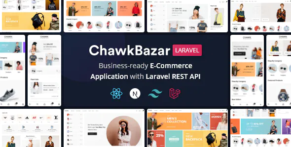 ChawkBazar Laravel React Next REST API Ecommerce With Multivendor