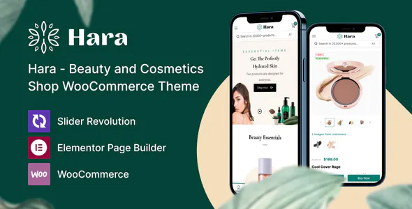 Hara Beauty and Cosmetics Shop WooCommerce Theme