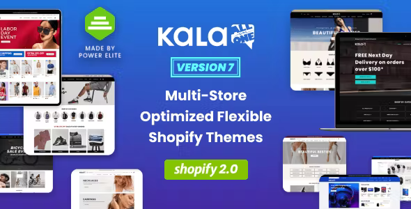 Kala Customizable Shopify OS 2.0 Theme Flexible Sections Builder Mobile Optimized