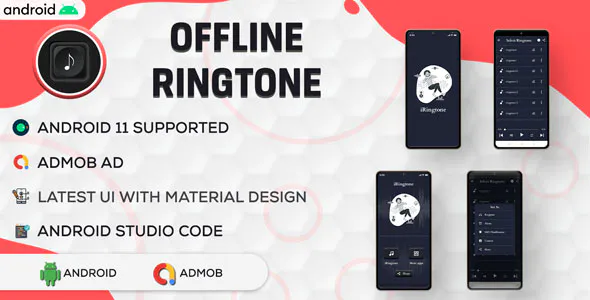 Offline Ringtone for Android 2022 Ringtone App All in one RIngtone Android App Admob Ads V3