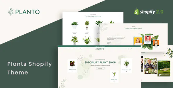 Planto Plant Gardening Store Shopify Theme