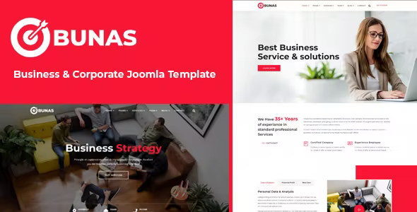 Bunas Multipurpose Business and Corporate Joomla 4 Template