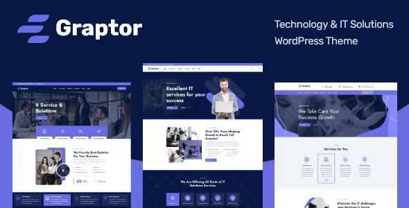 Graptor Technology IT Solutions WordPress Theme