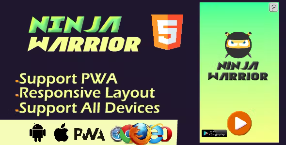 Ninja Warrior HTML5 Game