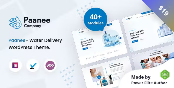 Paanee - Drinking Water Delivery WordPress Theme 1 Paanee Drinking Water Delivery WordPress Theme