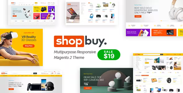 Shopbuy Multipurpose Responsive Magento 2 Theme
