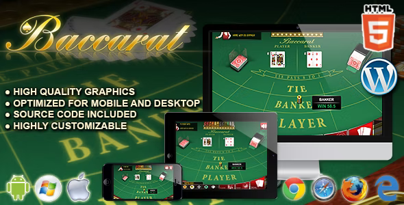 Baccarat HTML5 Casino Game