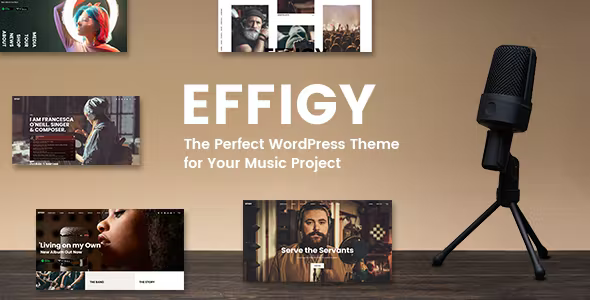 Effigy A Clean and Professional Music WordPress Theme 1 1