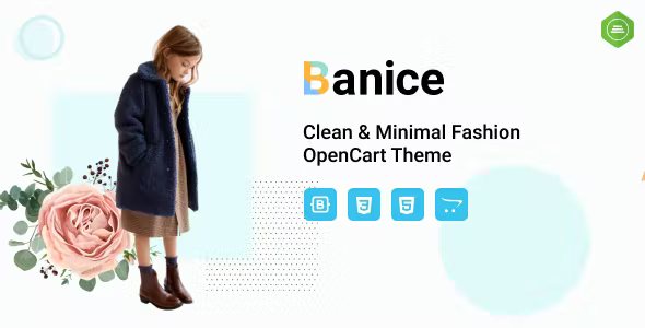 Banice Clean Minimal Fashion Opencart Theme