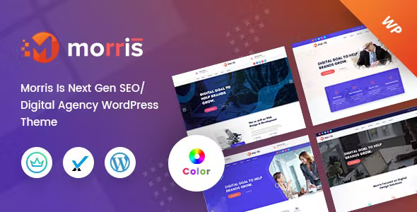 Morris WordPress Theme for Digital Agency