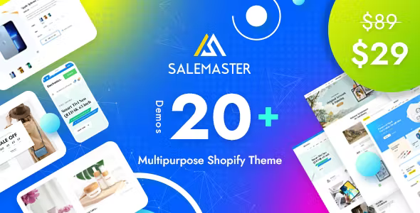 SaleMaster Creative Multipurpose Shopify Theme