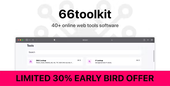 66toolkit Ultimate Web Tools System SAAS