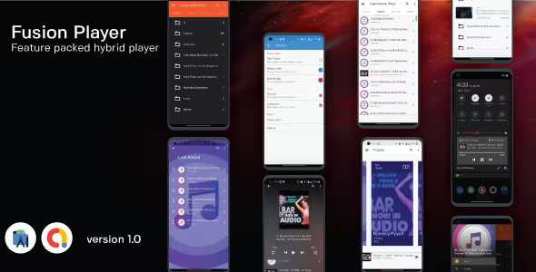 Fusion Music Video Player