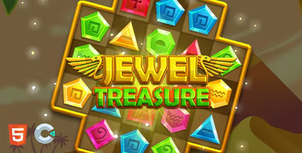 Jewel Treasure HTML5 Puzzle Game Construct 3