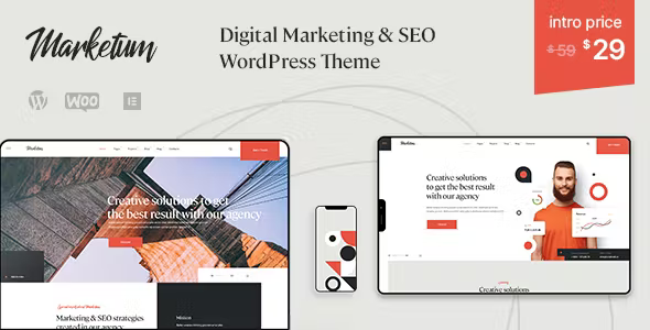 Marketum Digital marketing SEO WordPress Theme