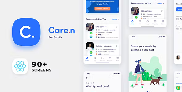 Caren For Family React Native App Template 1 Caren For Family React Native App Template