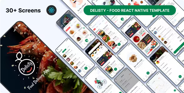 Delisty Food React Native Template